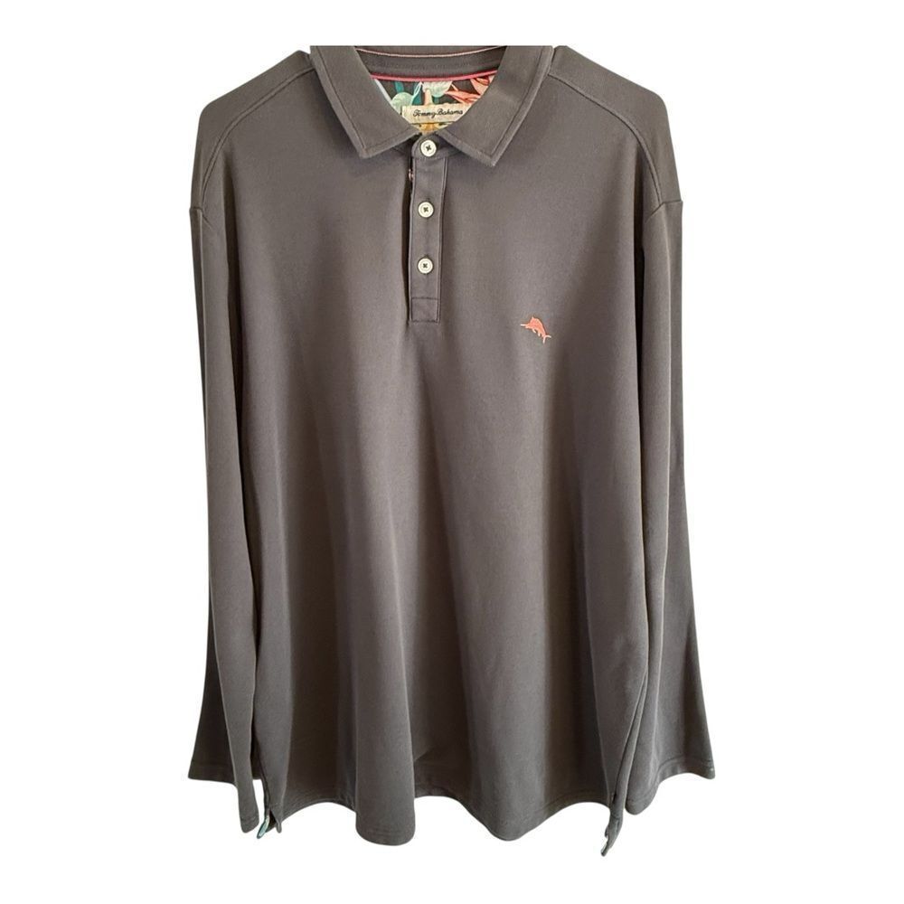 Tommy Bahama Charcoal Polo Shirt